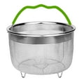 thumbnail image 1 of Binwennn Steamer Ba Sket Mesh Steaming Ba Sket Stainless Steel Strainer And Insert For 6 Q T Q Uart Instant Pots Accessories With Handle Filter Strainer Strainers Fr Kitchen Kitchen Farm Screens Small, 1 of 4