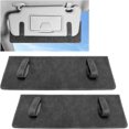 thumbnail image 1 of 2 PCS Sun Visor Extender for Car, Anti-Glare Sunvisor Extension Shade Attachment for Safe Driving, Clip-On Sun Blocker Sunshade Extender Protect Driver Passenger from UV Rays (Dark Gray), 1 of 6