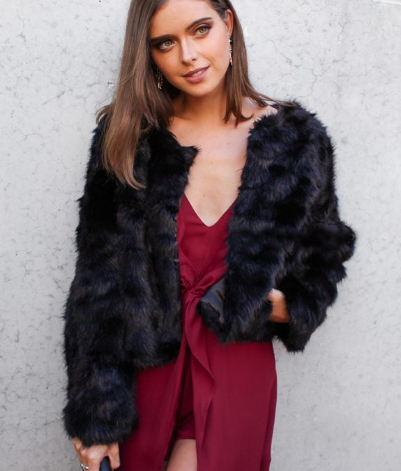 womens shaggy cardigan