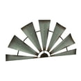 thumbnail image 1 of Distressed Silver Rustic Windmill Half Metal Wall Hanging 32 Inch, 1 of 3