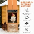 Pet Deluxe Automatic Chicken Coop Door, Solar Powered, Timer and Light ...