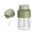 thumbnail image 4 of Licuadora portátil Mini vaso de batidora batidos botella deportiva 100ml máquina de batidos exprimidor de cítricos taza para viajes Fitness Oficina Verde Dos Tapas, 4 of 9
