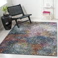 thumbnail image 2 of SAFAVIEH Aria Darrell Geometric Area Rug, Blue/Ivory, 6'5" x 6'5" Square, 2 of 9