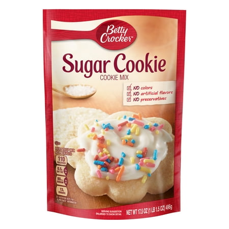 Betty Crocker Baking Mix, Sugar Cookie Mix, 17.5 Oz Pouch
