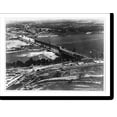 thumbnail image 2 of Historic Framed Print, [Aerial view of Wilson Dam and power house, Alabama], 17-7/8" x 21-7/8", 2 of 9