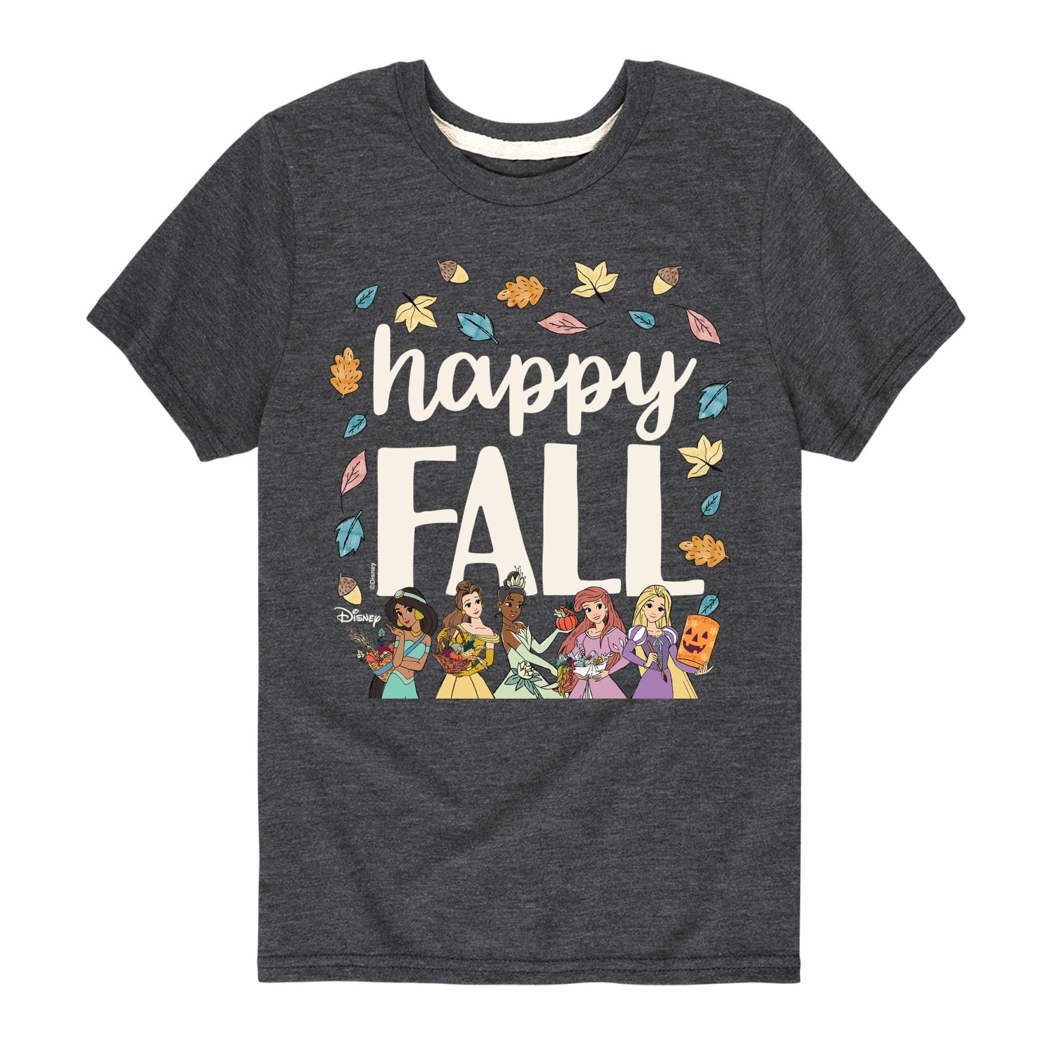 Disney Princess - Happy Fall - Toddler And Youth Short Sleeve Graphic T ...
