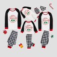 thumbnail image 1 of Pijamas familiares a juego de Navidad, conjunto de pijamas blancos, árbol de Navidad, Corona Familiar, 2023, 1 of 3