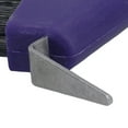 thumbnail image 2 of Durable Purple Horse Hoof Pick & Brush with Wave Grip Handle Stable Accessory, 2 of 5