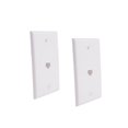 thumbnail image 5 of Paquete de 2 Placas Pared Ethernet 1 Puerto, Placa Jack con Inserto Acoplador en LíNea Hembra a RJ45, 5 of 5