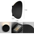 thumbnail image 4 of Aplique de pared para interiores Luces de pared LED Lámpara de pared moderna negra Apliques de pared hacia arriba Luz decorativa de aluminio para dormitorio Sala de estar Cocina, luz neutra - 10W oso de fresa Electrónica, 4 of 5