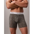 thumbnail image 3 of Calvin Klein Men's Icon Cotton Stretch Limited Edition Boxer Briefs Blotched Plaid Grey Heather Medium, 3 of 7