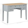 thumbnail image 3 of vidaXL Writing Desk Computer Desk Laptop Table Home Office Workstation Wood, 3 of 6