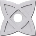 thumbnail image 1 of Ekena Millwork CMP16CM-04000 16 in. OD x 4 in. ID Square Cosmo Architectural Grade PVC Contemporary Ceiling Medallion, 1 of 1