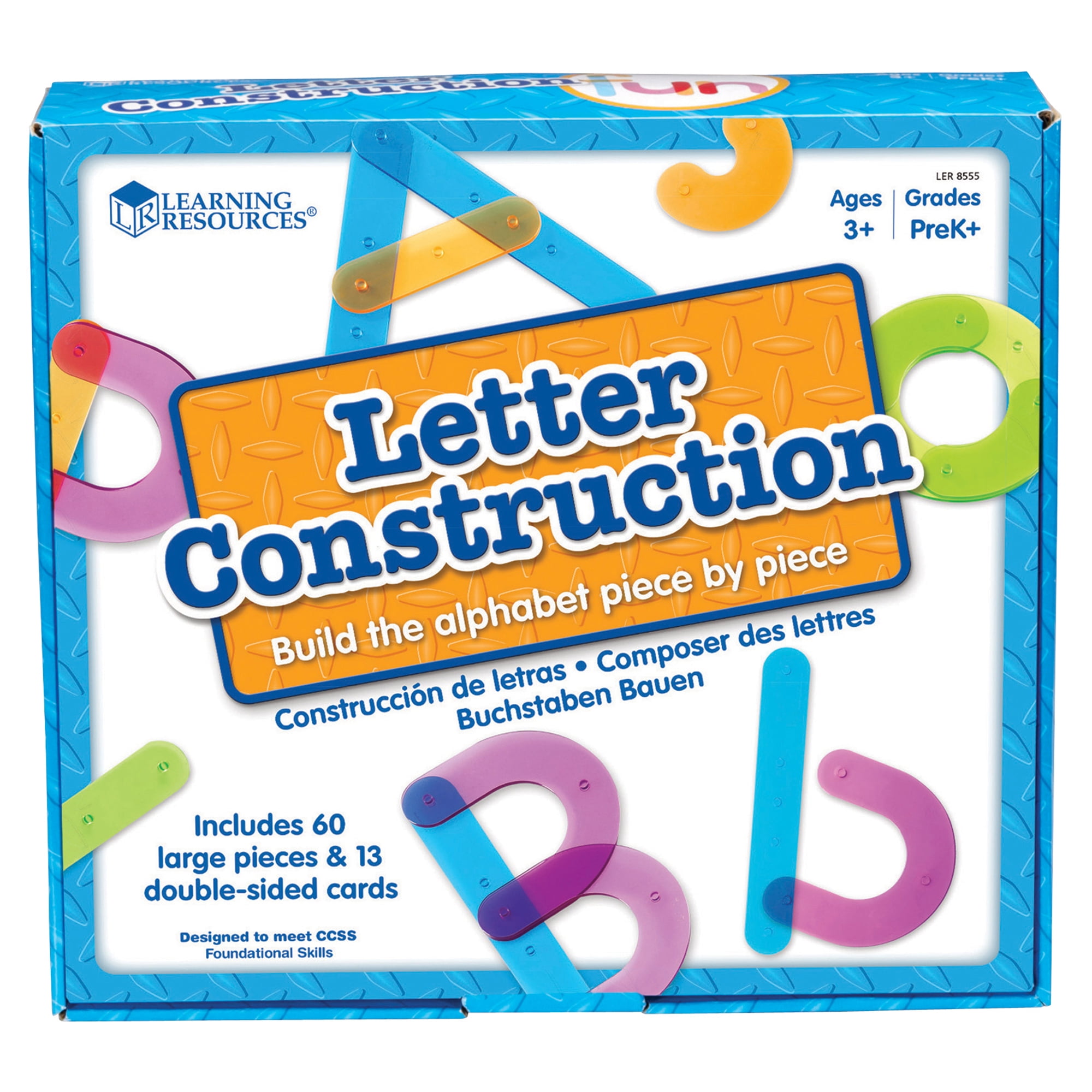 Learning Resource® Letter Construction Activity Set - Walmart.com - Walmart.com