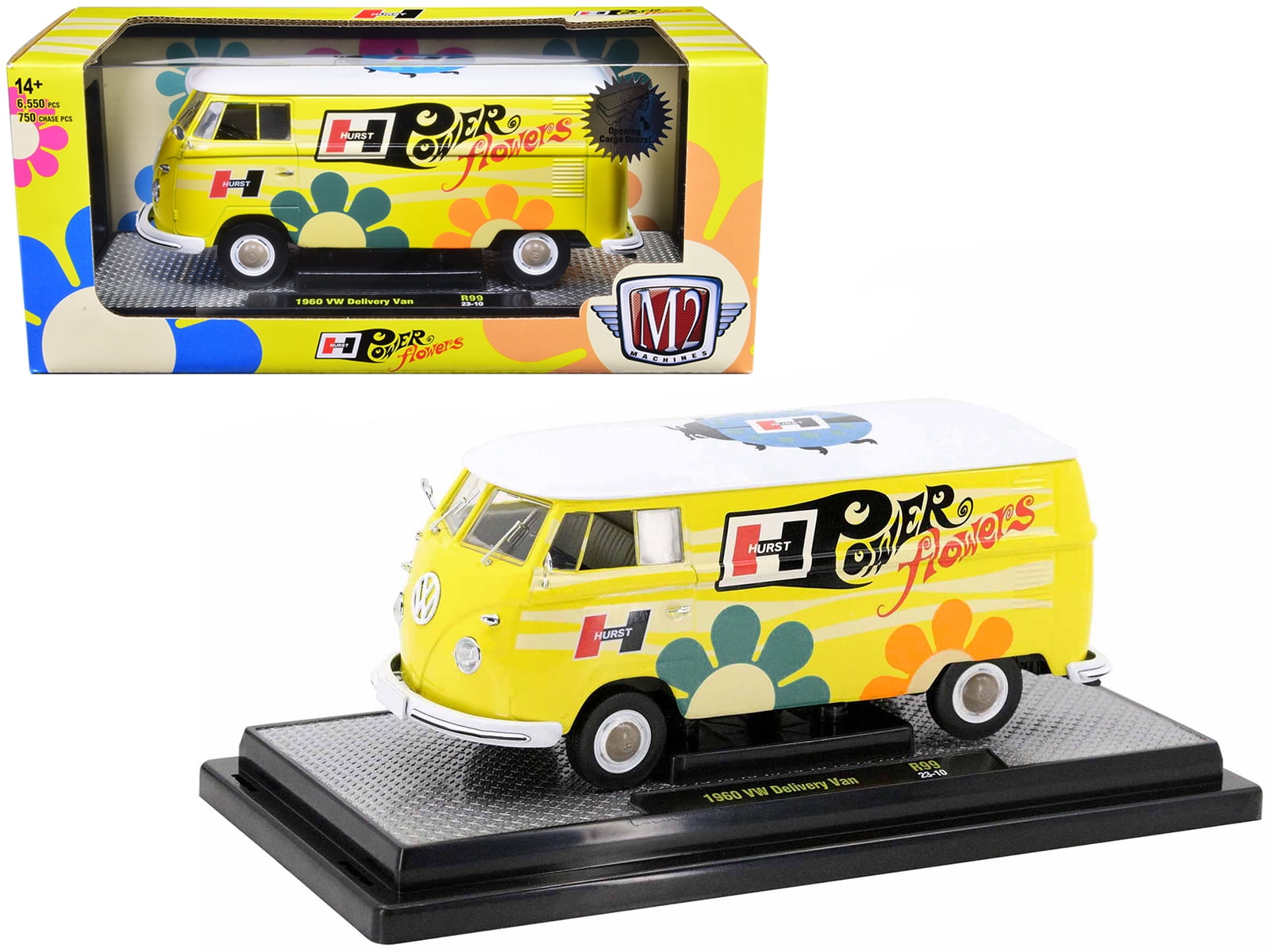 m2マシーン 1/24 1960 VW マイクロバス デラックス USAモデル 1960 Volkswagen Microbus Deluxe U.S.A. Model Lime Green and
