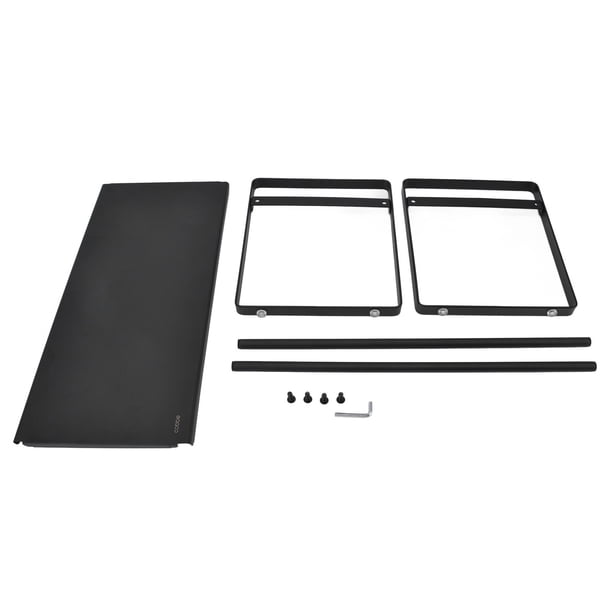 Estante Organizador De Gabinete, Estante Elevador De Cocina De Estilo Moderno Cojinete De Carga Grande Para Cocina Para Baño Para Oficina ANGGREK 27x45cm/10,63x17,72in Acero al carbono negro
