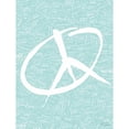 thumbnail image 3 of OnRei 12x14 Black Modern Framed Museum Art Print Titled - AQUA PEACE, 3 of 5