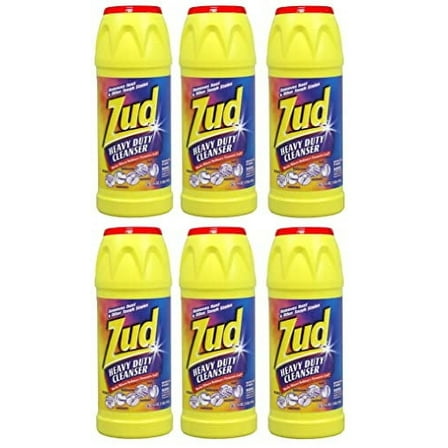 Zud Multi Purpose Heavy Duty Stain Cleanser Powder 16oz (Pack of 6) by Zud