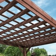 thumbnail image 6 of Backyard Discovery Brockton 14'x10' Modern Cedar Wood Outdoor Patio Pergola Kit, PowerPort, 6 of 8
