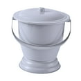 thumbnail image 5 of TOOYFUL Chamber Toilet Household Potty Bucket Spittoon Urinal with Lid for Female Male Kids Adults Bedroom Indoor Gray, 5 of 10