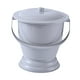 thumbnail image 5 of Urinario nocturno con orinal, orinal de escupidera para inodoro portátil y grueso con Gris, 5 of 8