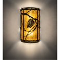 thumbnail image 1 of Aplique de pared Whispering Pines de 8" de ancho MEYDA 230825, 1 of 1