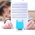 thumbnail image 4 of Shisuyan Handwriting Lines Stamp Roller Dashed Handwriting Lines Practice Roller Stamp Self Inking Line Rolling Stamps with Inking Handwriting Practice Tool for Kids, 4 of 8