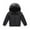 Black, variant on Esaierr Boys Girls Winter down Cotton Coats for Kids Toddler Teen 1-16Y Winter Hooded Lightweight Warm Cotton Jacket Big Boys Girls down Puffer Jackets