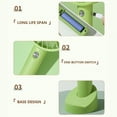 thumbnail image 2 of Ventilador portátil de mano 1000-1200 mAh Ventilador de escritorio recargable USB (verde oliva), 2 of 5