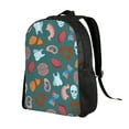 thumbnail image 2 of Cauagu cute Skull organ Print Backpacks,Travel Daypack Casual Laptop Backpack Bookbag Fits 15 Inch Computer for Men Women, 2 of 8