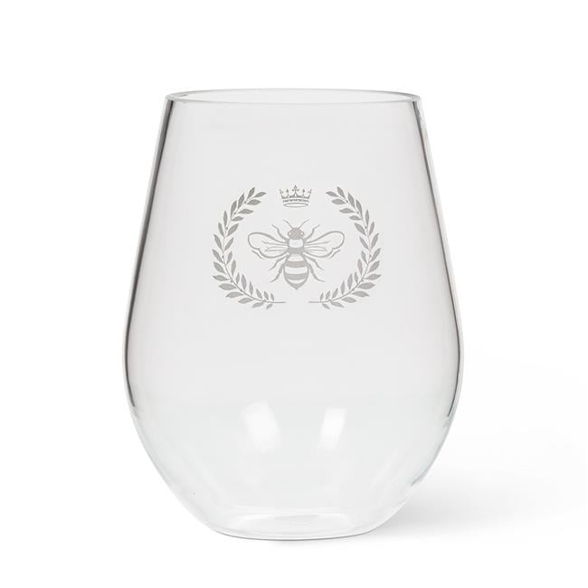 Frosted Stemless Wine Glass