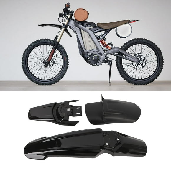 Motorcycle Cushion Mudguard, Front Rear Mud Guard High Strength Dirt Protector Cushion Mudguard Shock Flap for SUR RON Light Bee X S