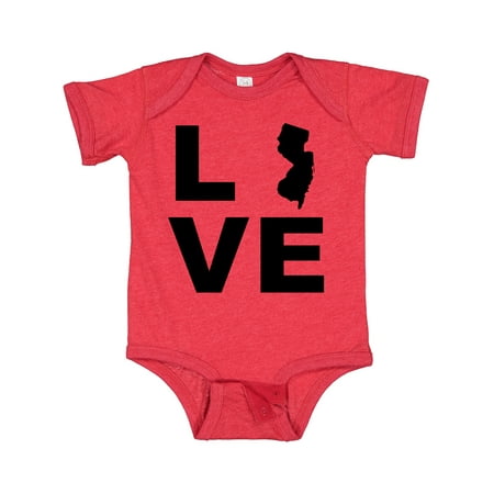 

Inktastic Love New Jersey Gift Baby Boy or Baby Girl Bodysuit