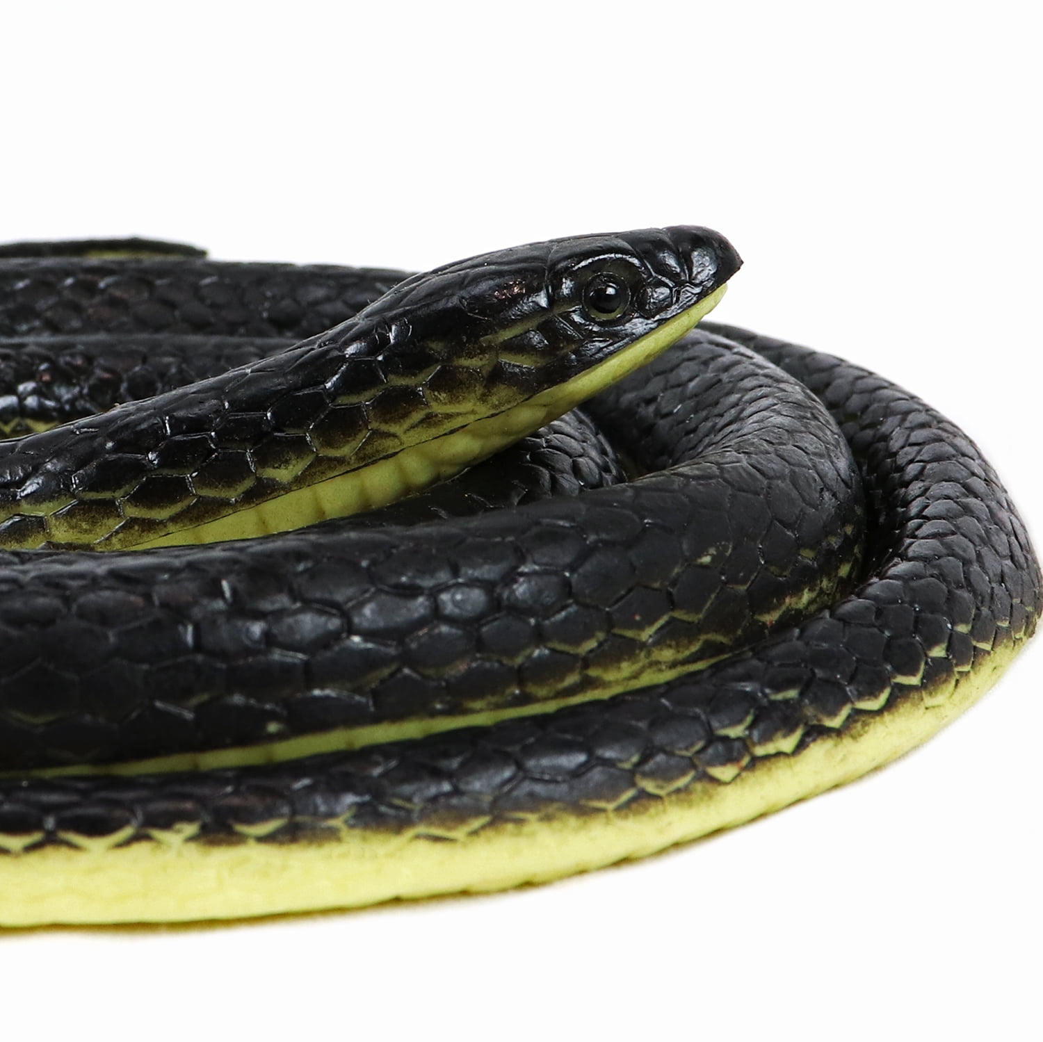 Wild Republic Serpent Black Mamba En Caoutchouc 117 Cm - Faux Serpent Réaliste, Jouet Éducatif, Cadeau Enfant Dès 3 Ans