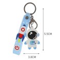 thumbnail image 2 of Space Astronaut Keychain Cute: Purse Charm Key Ring with Lanyard & Lobster Clasp, 2 of 8