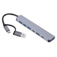 thumbnail image 2 of Tipo-C USB 3.0 Hub Plug and Play USB Hub Expander para computadora PC (7 puertos) Hugtrwg Nuevos Originales, 2 of 9