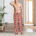 thumbnail image 2 of Balery Tomatoes Pantalones de pijama para hombre, pijama ultraligero, pantalón de descanso-Small, 2 of 6