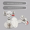 thumbnail image 4 of Shisuyan Hose Clamps Stainless Steel Adjustable Silver 2Pcs 3.7X2.4In, 4 of 8