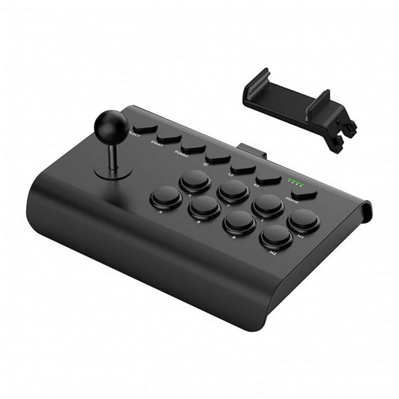 Arcade Fight Stick Arcade Game Fighting Joystick with Turbo Macro Function Y02 Black