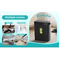 thumbnail image 3 of Woolsche Paper Shredder - 10-Sheet Cross Cut with 3.43-Gallon Basket - P-4 Security Level - 3-Mode Design - Shreds CD and Credit Card - Durable, Fast, and Jam Proof, 3 of 7
