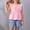 Pink, variant on Rvasteizo Toddler Outfits Girl Bow Sleeveless Top Elastic Waist Shorts 0-6Years