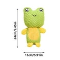 thumbnail image 3 of Dog Toy Frog Toy Dog Squeak With Ringing Paper Toy Animal Dog Chew Toy Pet Interactive Toy Suitable For Puppies Small Dogs Medium Dogs, 3 of 7