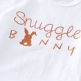 thumbnail image 4 of Baby Boy Girl Easter Day Clothes Set Rabbit Prints Short Sleeve Romper Bodysuit Bunny Pants Headband/Hat 3PCS Set Easter Outfit for Boys Girls 3-6 Months, 4 of 8