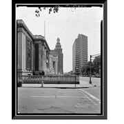 Historic Framed Print, Ives Memorial Library, 133 Elm Street, New Haven, New Haven County, CT - 3, 17-7/8" x 21-7/8"