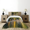thumbnail image 4 of Ambesonne Lake Tahoe Quilted Bedspread Set 2 Pcs, Carnelian Bay Photo, Twin Size, Multicolor, 4 of 5
