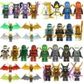 thumbnail image 1 of 24 Figuras de Minifiguras Ninja de Bloques de Construcción, Set de Acción de 1.77 Pulgadas, Regalo Coleccionable para Niños, Ideal para Cumpleaños y Navidad, 1 of 5