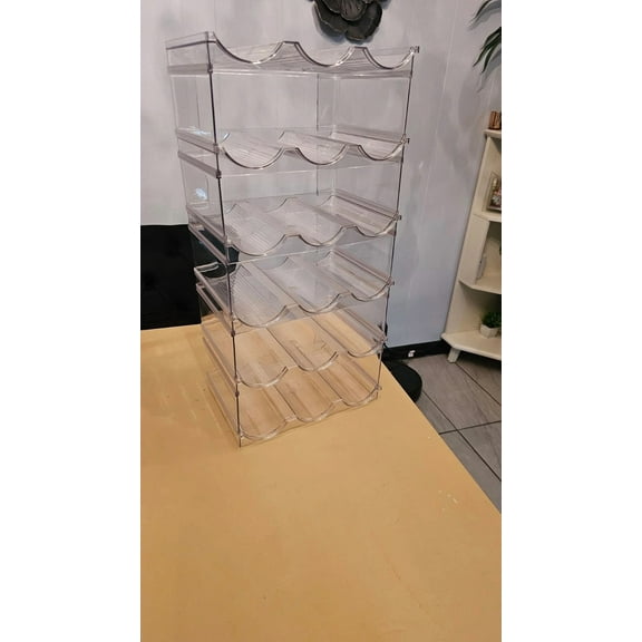 Water Bottle Organizer, Storage Holder For Kitchen Organization,Fridge, For 18