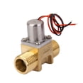 thumbnail image 2 of Válvula de agua solenoide eléctrica de bi-estable G1 / 2 de latón universal 3.6V DC, 2 of 5