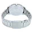 thumbnail image 6 of Mens Analog Stainless Steel Band and Case Silver Black Dial 50-meter Water Resistance Watch MTP-VD01D-1BVUDF, 6 of 8