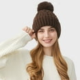 thumbnail image 2 of STETMN Women's Winter Knit Beanie Hats Soft Warm Windproof Hat Cold Weather Hat for Ski Cycling, 2 of 2